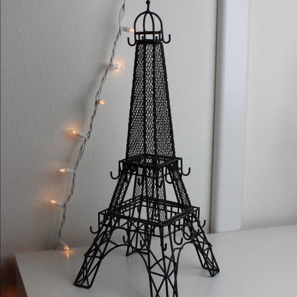 Black Eiffel Tower Jewelry Holder